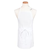 CHEF REVIVAL Chef 24/7Front-of-the House Gourmet Bib Apron - White 601BAO-3-WH